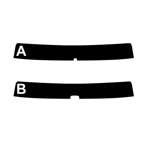 Fascia parasole parabrezza - fascia,