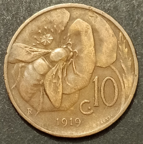 Centesimi lire ape - ape, 1919