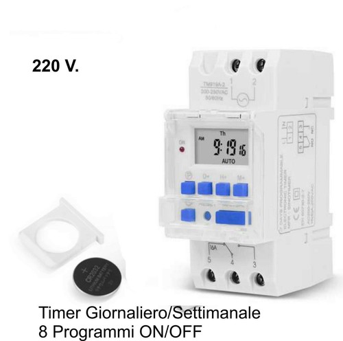 Temporizzatore 220v 16 - temporizzatore,