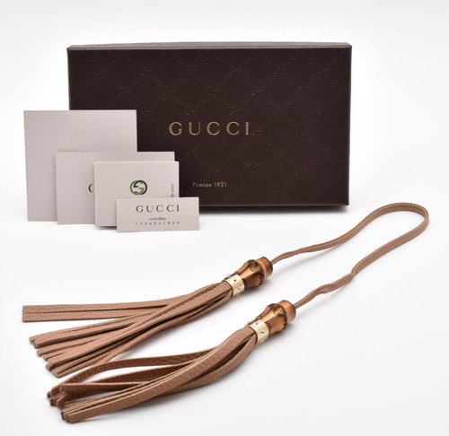Gucci borsa charm - bambù, nappa