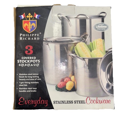 Pentole pezzi acciaio - 6, inox
