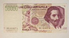 1992 ITALY 50,000  LIRE BANK