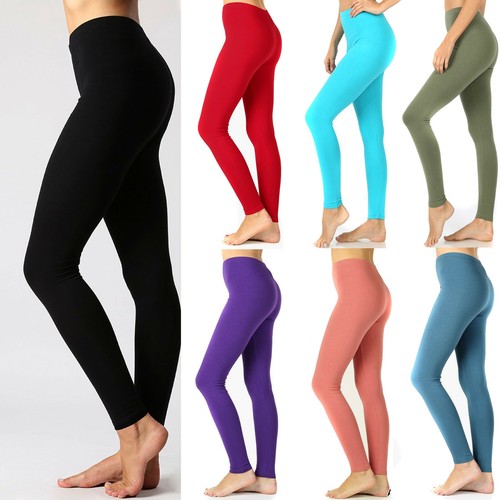 Leggings donna morbido cotone