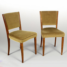 Sedie vintage stile svedese anni 50 60 di legno modernariato coppia sedia verde