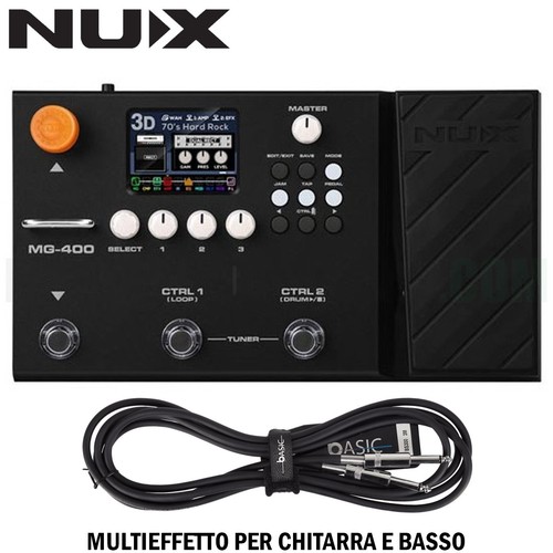 Nux 400 pedaliera modeler - nux, mg-400
