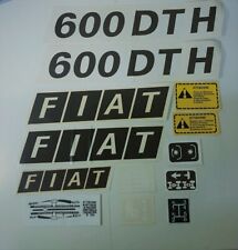 DECALCOMANIE ADESIVE PER TRATTORE FIAT 600 DTH 