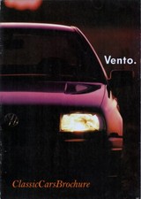 Brochure Depliant Volkswagen Vento CL GL GT VR6 1992 Italiano 16 pagine