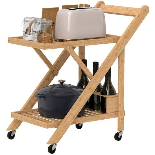 Homcom carrello portavivande - homcom,