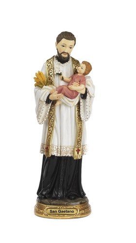 Statua san gaetano resina - san,