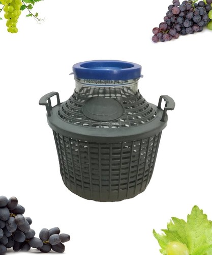 Damigiana litri bocca larga - 5,