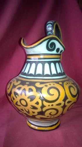 Brocca maiolica - brocca, in