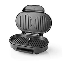 Piastra elettrica per hamburger panini grill 1000 w griglia antiaderente