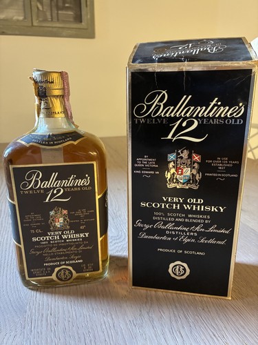 Ballantine whisky yrs old - whisky,