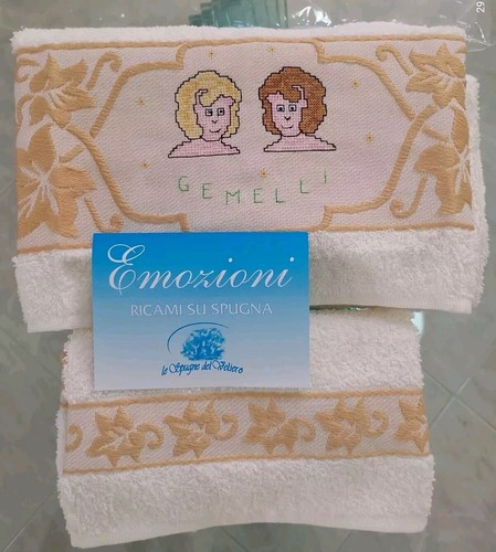 Coppia asciugamani gemelli - coppia,