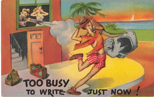 Cartolina fumetto troppo
