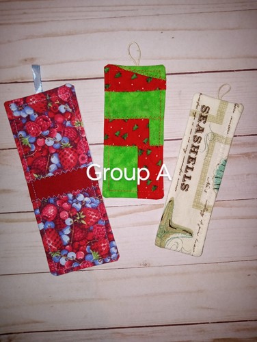 Set handmade scrap fabric - set, 3