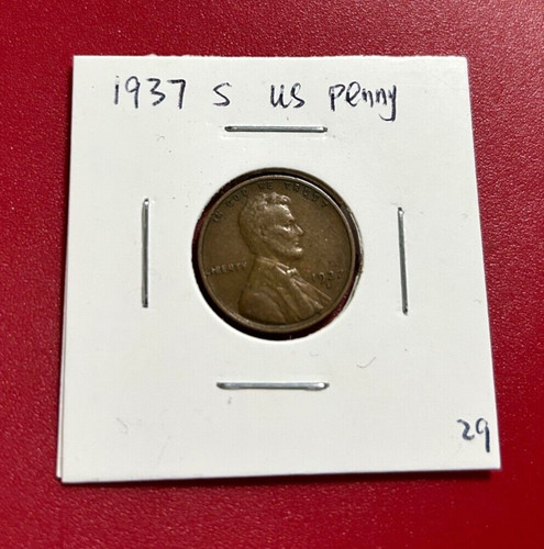 Moneta penny del 1937 - moneta, us
