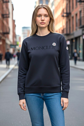 Felpa uomo moncler nera taglia - moncler,