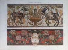 Stampa originale liberty Pannelli Decorativi Di G.B Grandi