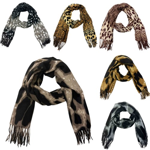 Inverno leopardo sciarpa stola - leopardo,