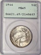 1944 P Walking Liberty mezzo