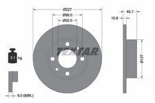 2 dischi freno 92019300 Textar