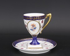 Tazza con UT Limoges dipinta a