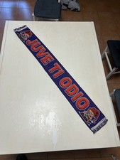 Sciarpa Calcio Ultras Fiorentina Juve Ti Odio Rara Vintage Scarf Bufanda