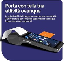 myPOS Pro – Terminale POS portatile 4G/WiFi – SIM INCLUSA - No Sumup - Nexi