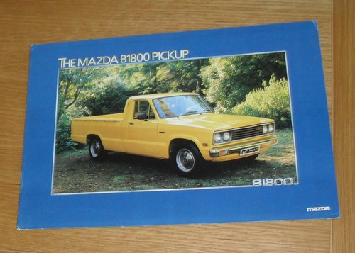 Brochure pick mazda b1800 - pick,
