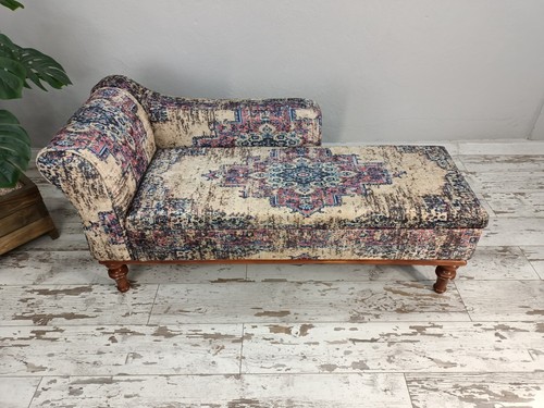 Chaise longue imbottita