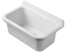 Pilozza pilozzo a muro in resina 3 misure lavabo esterno con sifone e fissaggi