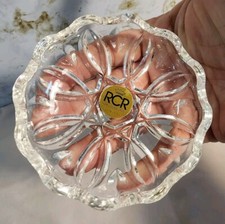 Royal Crystal Rock RCR 24%, Mini Piatto Singolo, Posacenere, Made in Italy