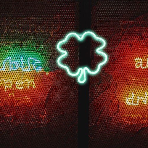 Luce neon parete scritte - luce,
