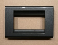 PLACCA 3 posti 4713AC ANTRACITE USATA PERFETTA BTICINO LIVING CLASSIC  TICINO