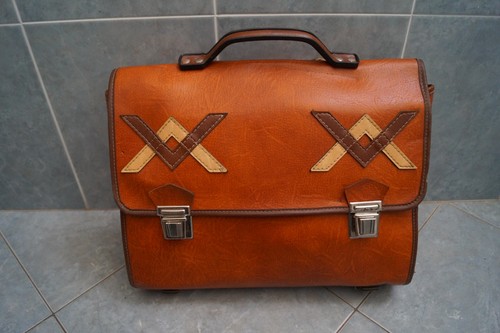Cartella vintage cuoio - cartella,