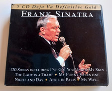 1520 CD COFANETTO 5 CD DEJA VU DEFINITIVE GOLD FRANK SINATRA 2006 MADE IN ITALY