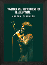 ARETHA FRANKLIN poster arte da