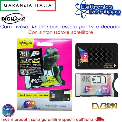 Cam tessera tivùsat - tessera, ultrahd