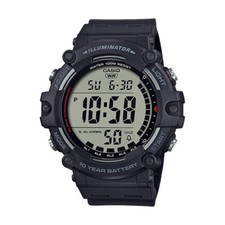 Orologio Uomo CASIO AE-1500WH-1AVEF Silicone Nero Digitale Chrono Alarm Timer