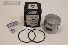 Pistone ASSO WERKE Ø57,4 SPINOTTO Ø12 MOTORE POLINI Piston Piaggio Vespa 50