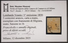 Lombardo Veneto 5 Cent Arancio