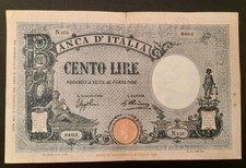 100 LIRE  AZZURRINO  ( FASCIO)