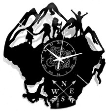 | Orologio Da Parete | Climbing | Arrampicata | Escursionista | Amante Della Mon