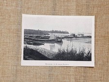 Montecchi nel 1900 Il fiume Po