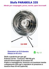 Stufa Parabola A Gas Gpl da