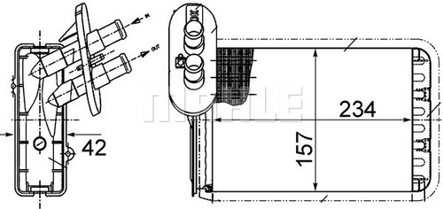 164 000s mahle - mahle, scambiatore