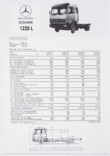 Camion mercedes benz 1320 - mercedes-benz, l