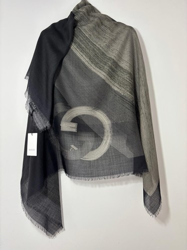 Foulard gucci grigio seta - foulard, lana