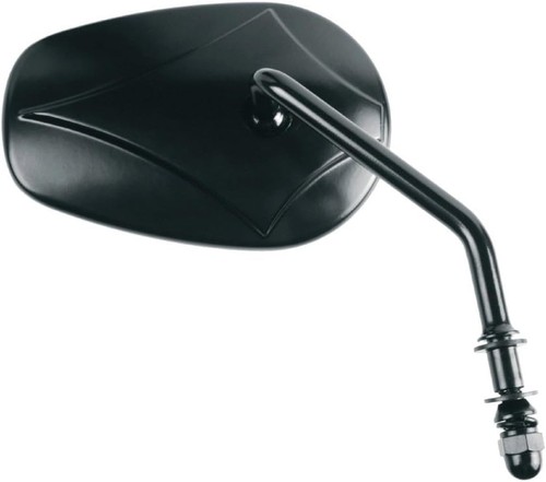 Specchietto nero ovale - specchietto,